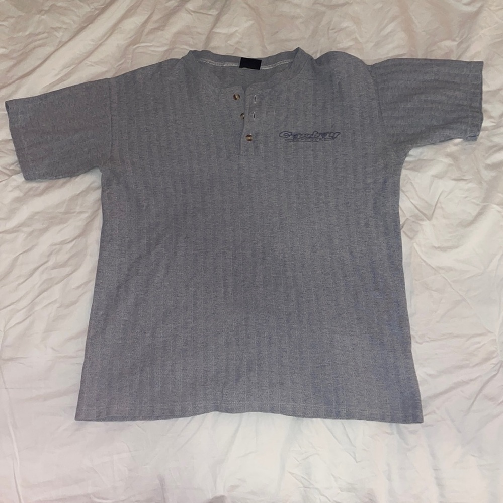 Vintage Thrifted Blue Buttoned Shirt Size: Medium